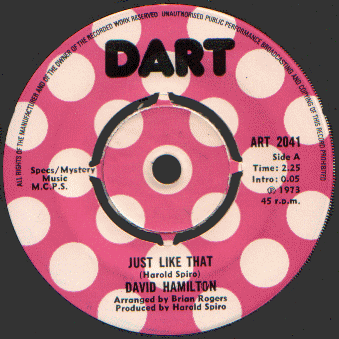 Dart 7” label